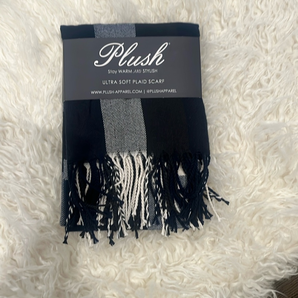 Plush Ultra Soft and Stylish plaid scarf